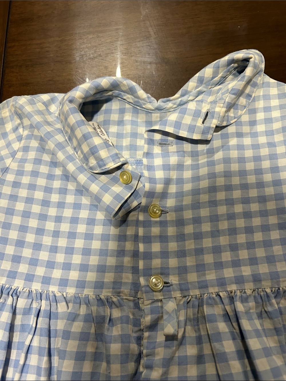 vintage Winnie the Pooh Sears Collection gingham dress Walt Disney ‘1964 - Picture 9 of 10